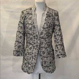 Alberto Makali Black and White Blazer
